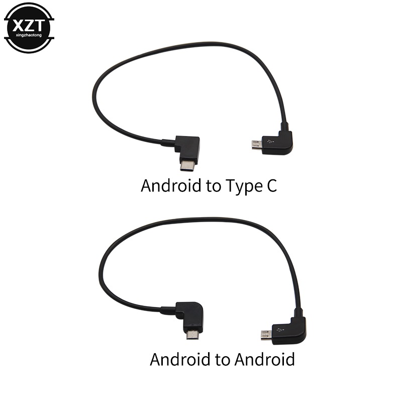 Fpv Drone Charger - DJI Spark、Mavic 2 Pro、Airコントロールドローン用データケーブル。Androidスマートフォン用マイクロUSB - Type-C